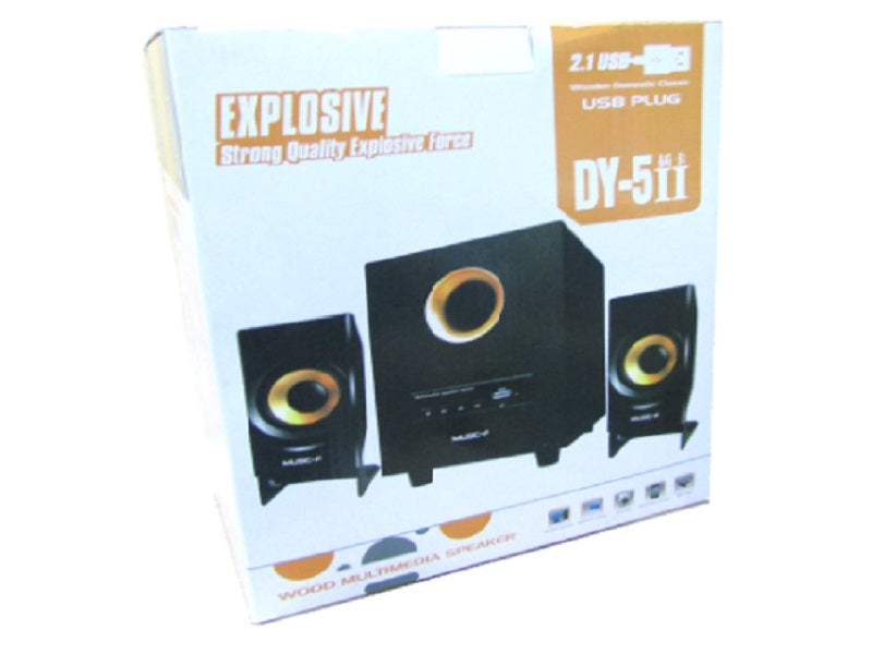 MUSIC-F Dy-5Ii 2.1 Usb Plug Multimedia