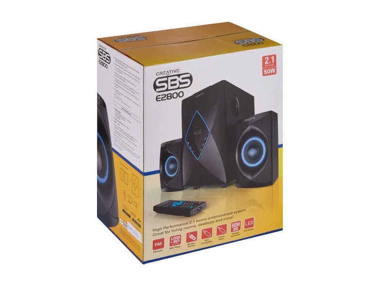 CREATIVE Sbs E2800 Sd-Usb-Mp3-Fm-Remote