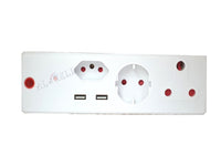 ELECTRICMATE 3 Way Adaptor + 2 Usb 2.1A