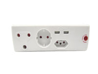ELECTRICMATE 3 Way Adaptor + 2 Usb 2.1A
