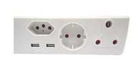 ELECTRICMATE 3 Way Adaptor + 2 Usb 2.1A