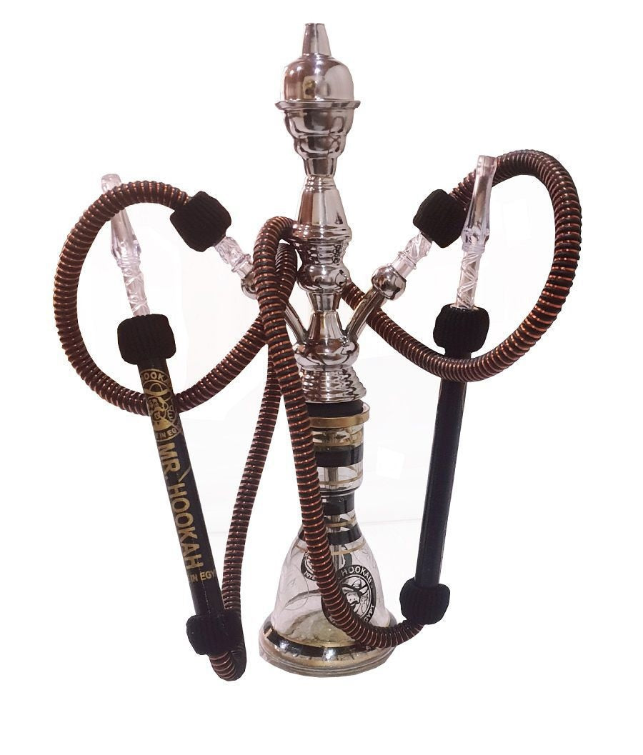 MR.HOOKAH Egyptian Large 2 Pipe Hookah