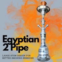 MR.HOOKAH Egyptian Large 2 Pipe Hookah
