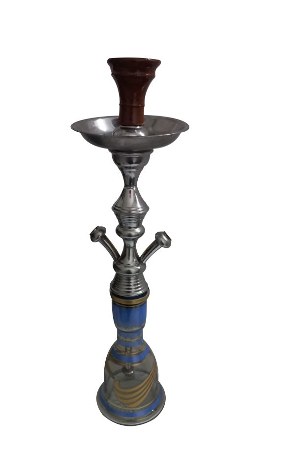 RICHMAN Egyptian Medium 2 Pip Hookah Blu