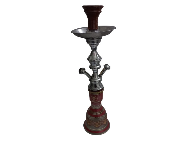 RICHMAN Egyptian Medium 2 Pip Hookah Red