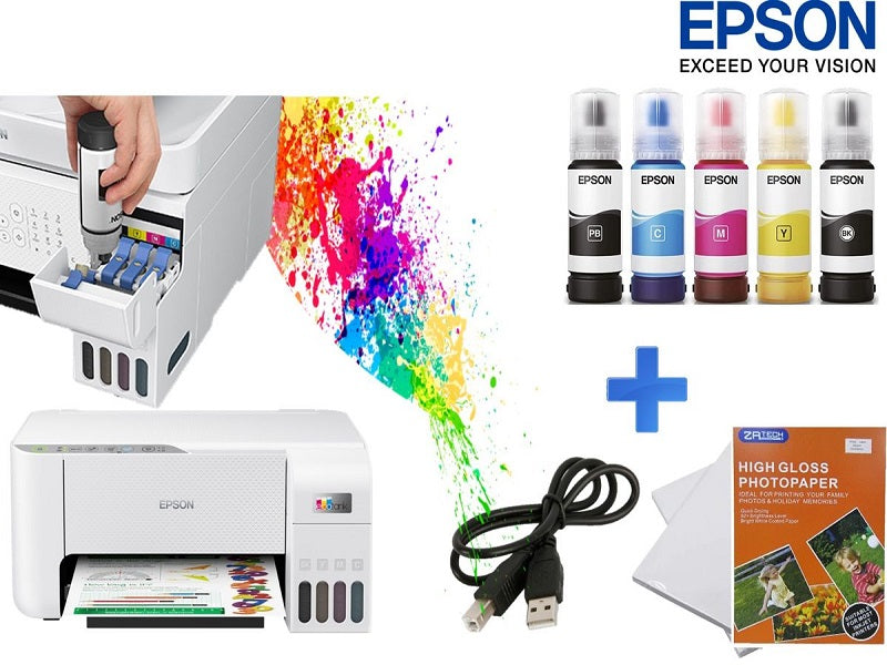 EPSON L3256 Inktank Printer + 2X Zatech