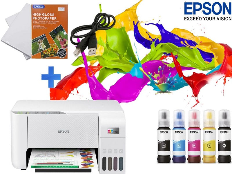 EPSON L3256 Inktank Printer + 2X Zatech