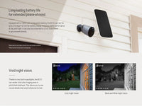 EZVIZ Elife Bc1C 1080P Battery Operated