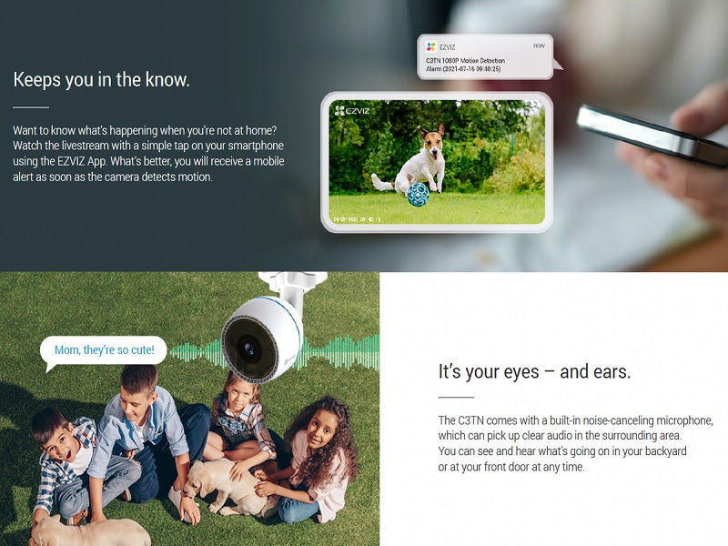 EZVIZ C3Tn 1080P Outdoor Wifi Camera