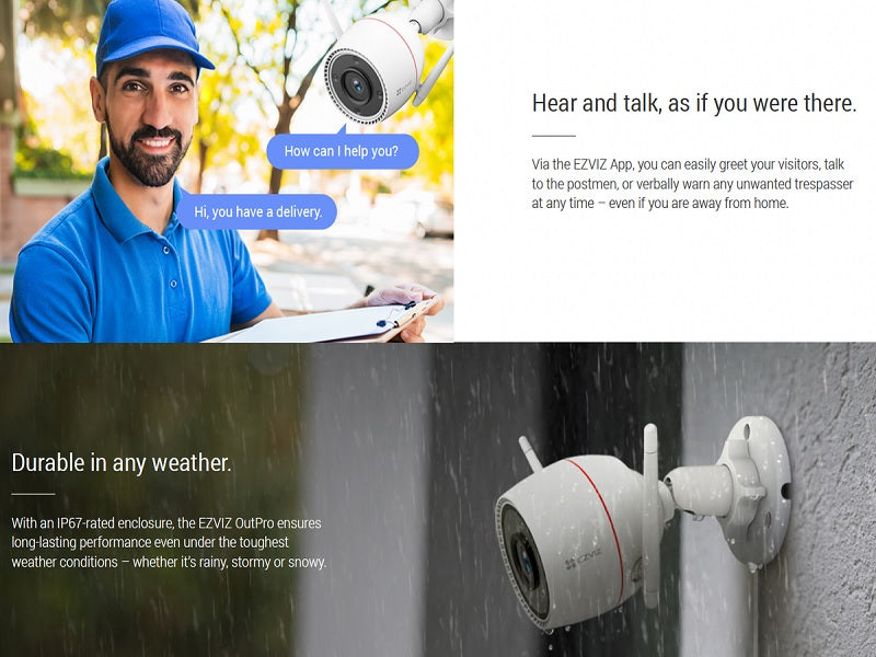 EZVIZ Outpro 2K Outdoor Wifi Security