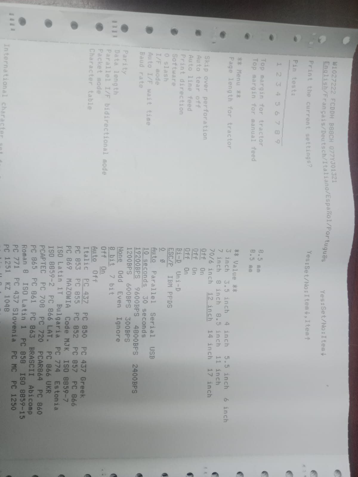 Pre-own EPSON Lx-350 Impact Dot Matrix Printer
