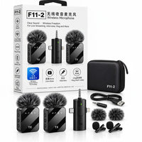 F11-2 Dual Wireless Lavalier Microphones