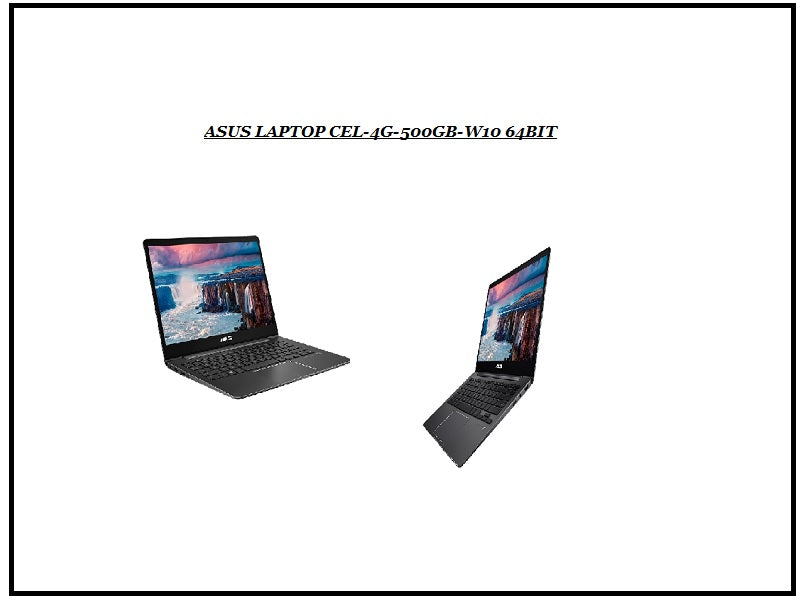 ASUS Laptop Cel-4G-500Gb-W10 64Bit