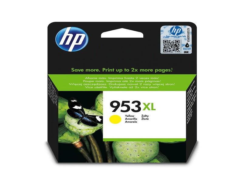 HP 953Xl Yellow Color Cartridge F6U18Ae