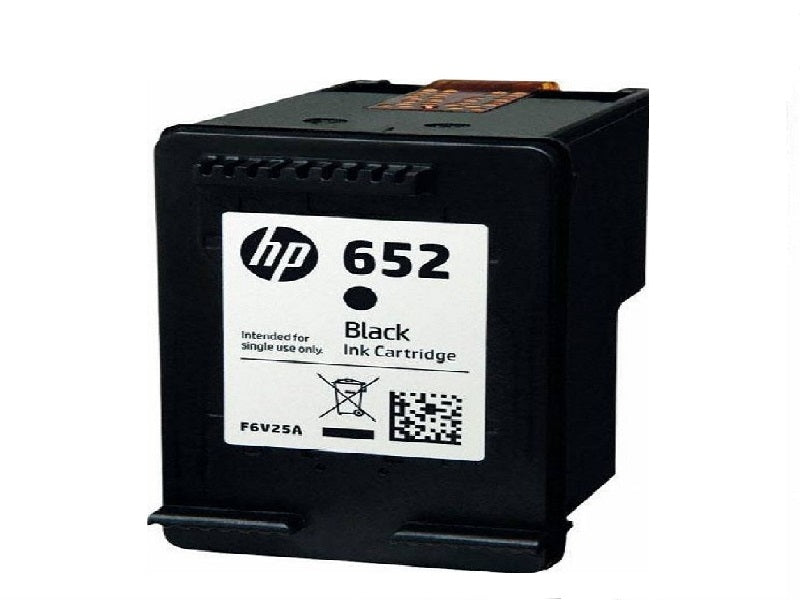 HP 652 Black Cartridge F6V25Ae