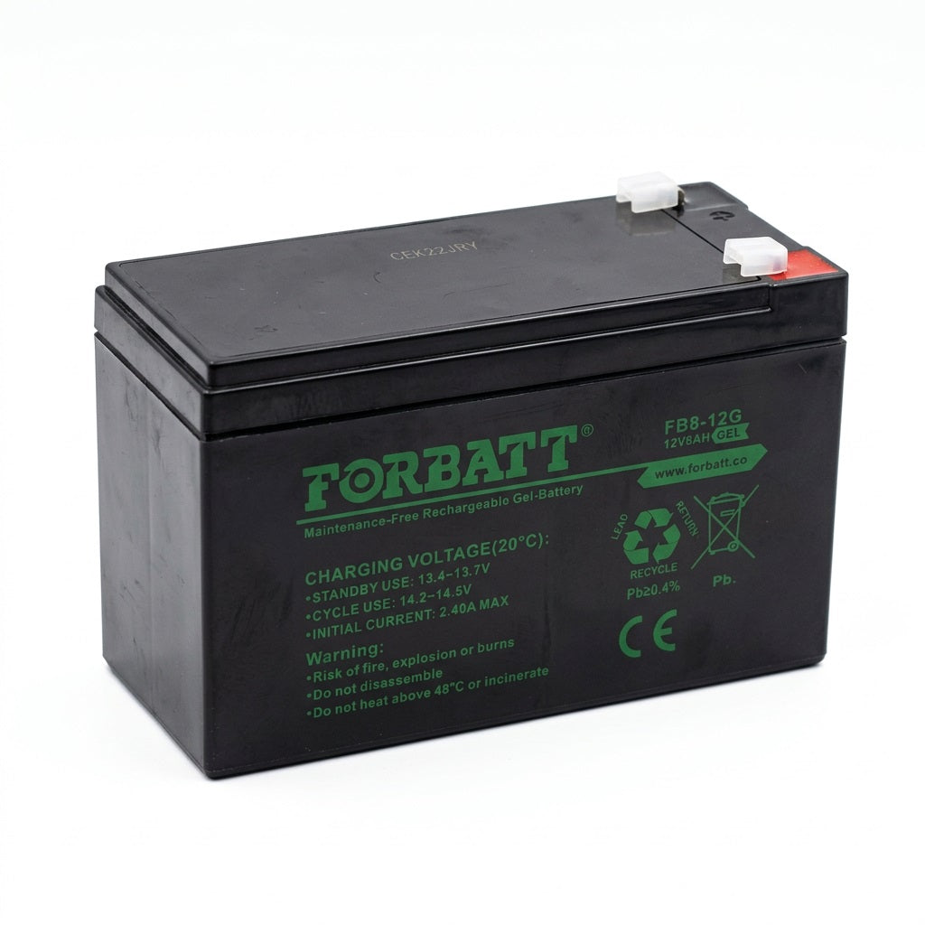 FORBATT 8Amp G 12V Rechargeble Bat