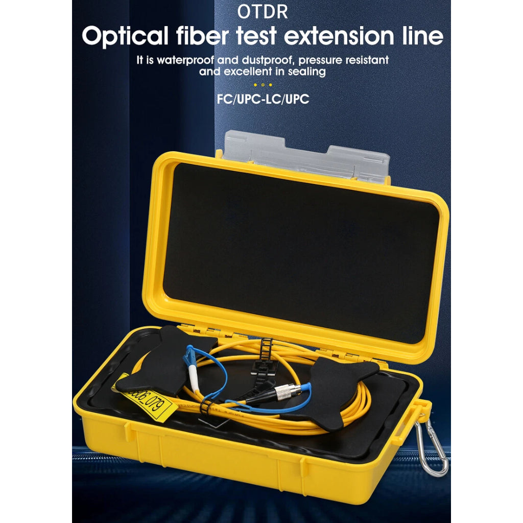 COMPTYCO 1km OTDR Launch Cable - FC/UPC to LC/UPC Single Mode Test Lead – view 2
