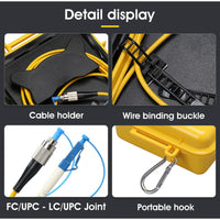 COMPTYCO 1km OTDR Launch Cable - FC/UPC to LC/UPC Single Mode Test Lead – view 3