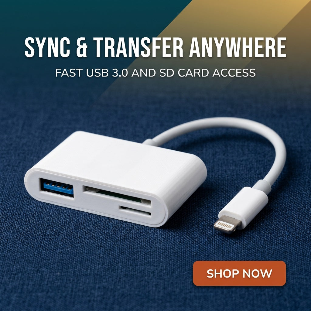 FAST Charging Iphone To Usb3.0+Sd+Tf – view 4