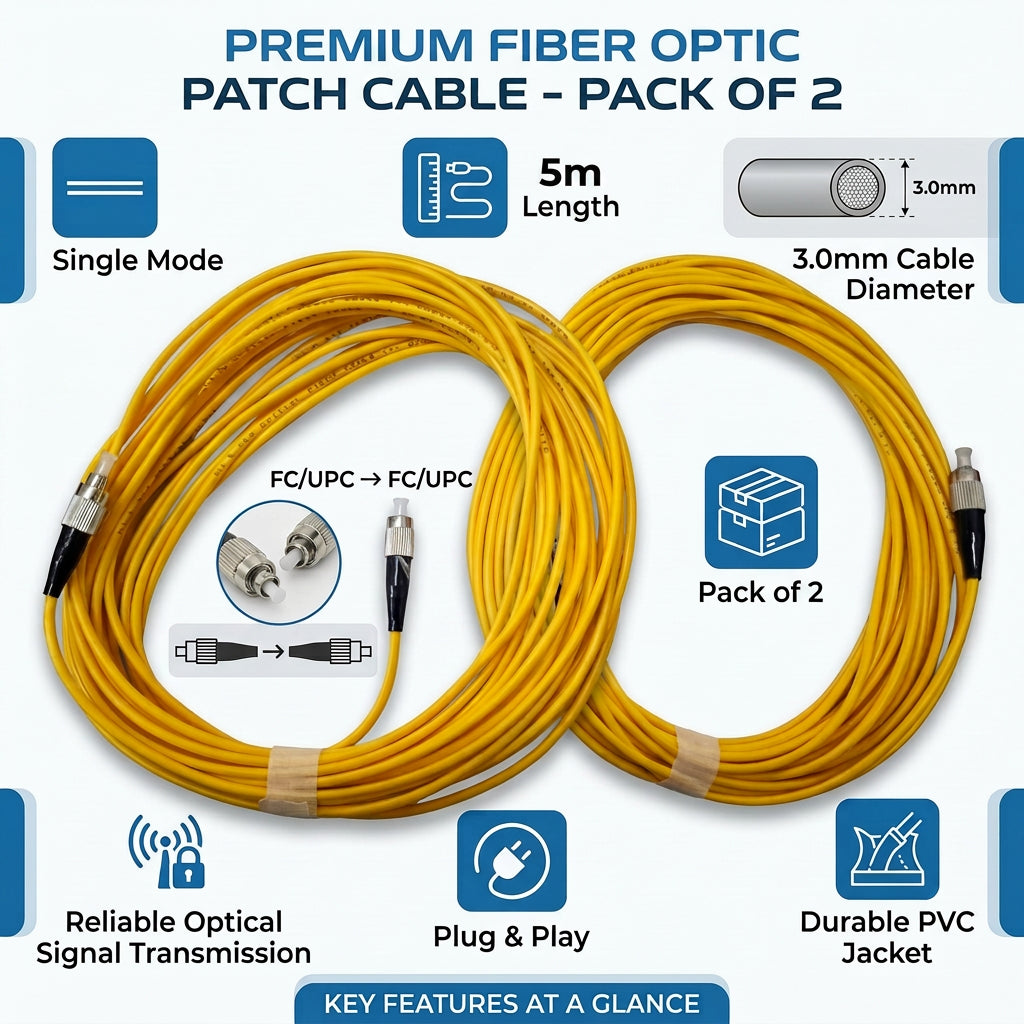 FIBRE Patch Cable 3.0 FC/FC 5M Single Mo
