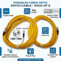 FIBRE Patch Cable 3.0 FC/FC 5M Single Mo