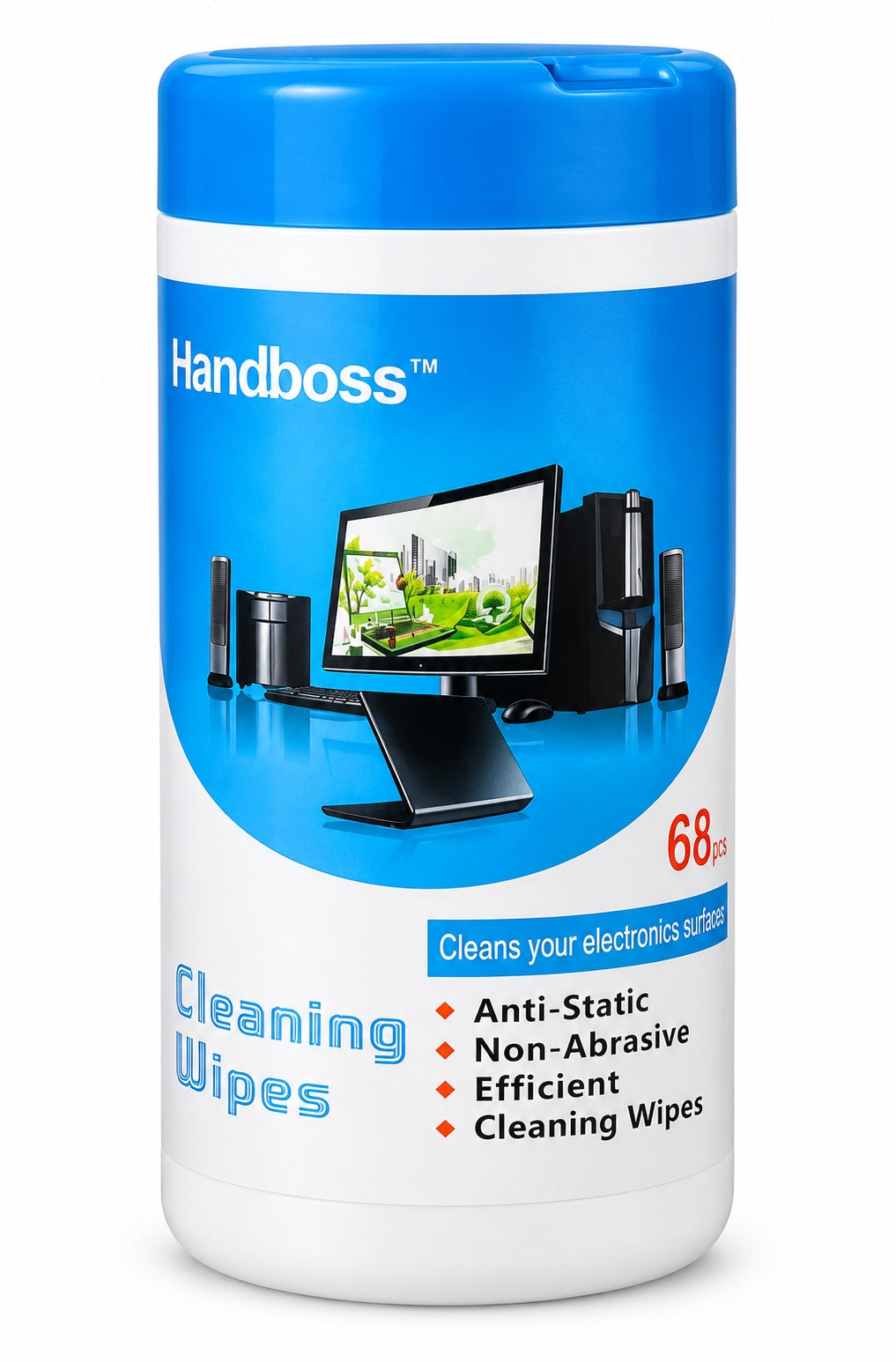 HANDBOSS Cleaning Wipes 68 Pcs