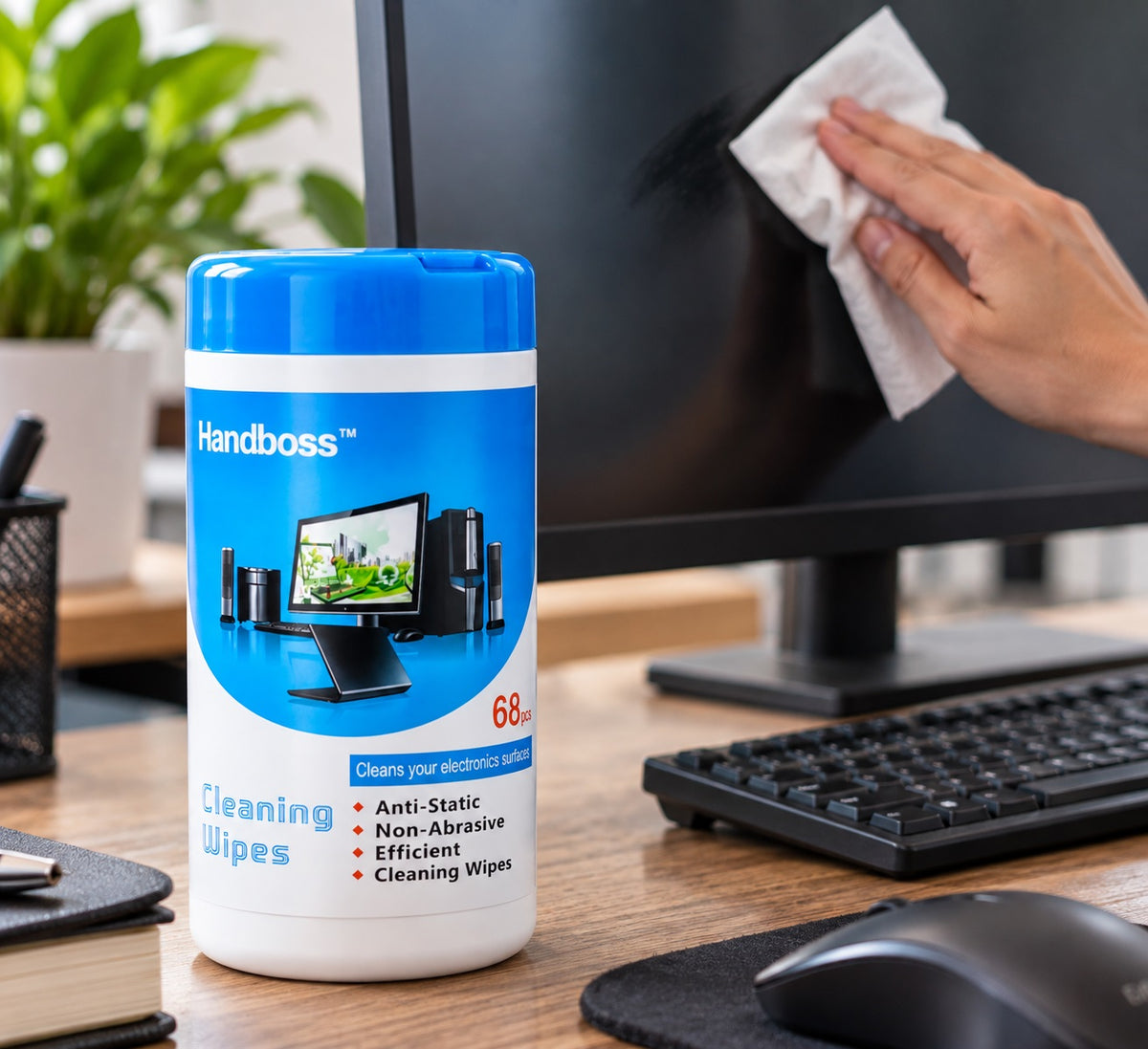 HANDBOSS Cleaning Wipes 68 Pcs