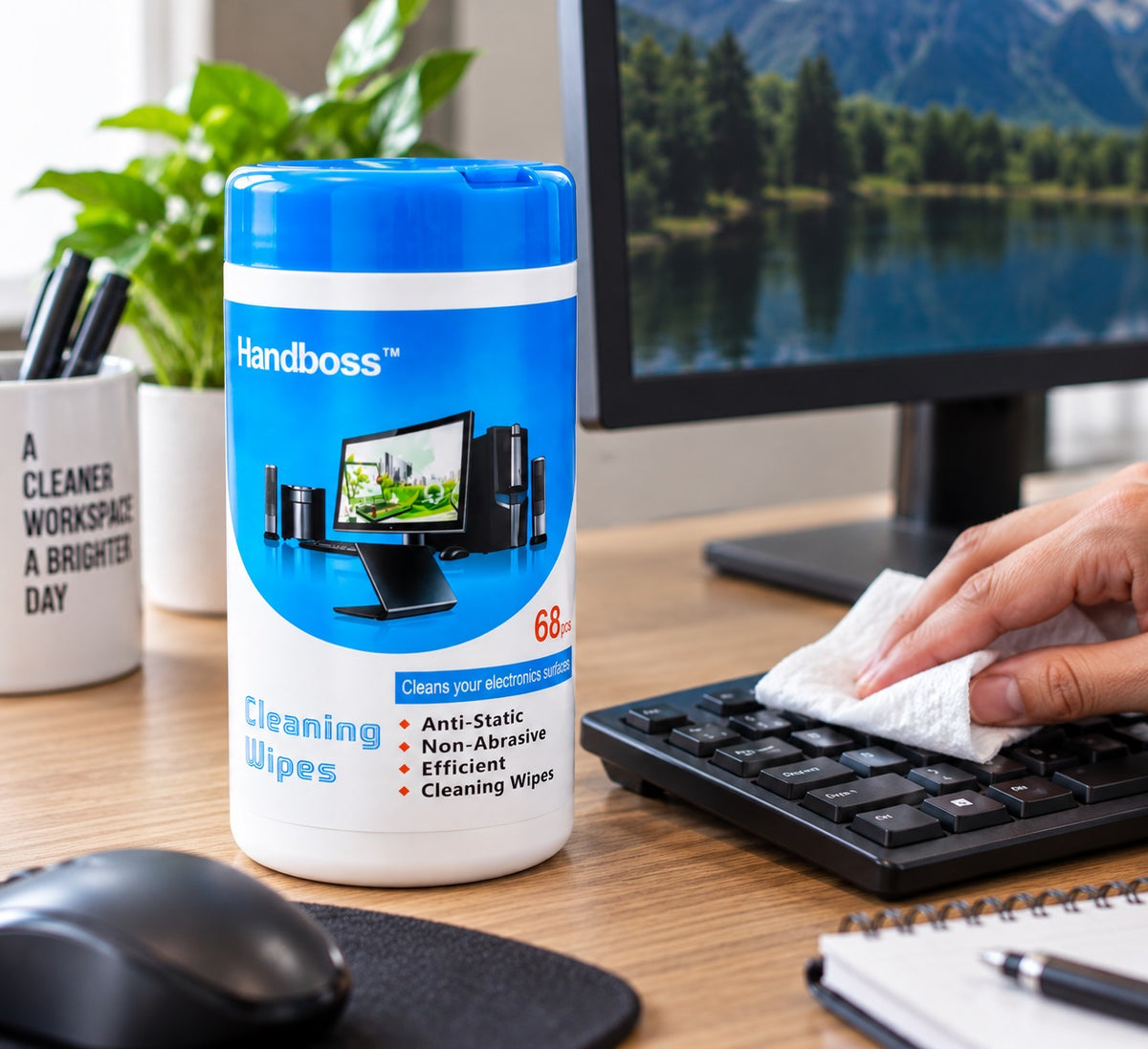 HANDBOSS Cleaning Wipes 68 Pcs