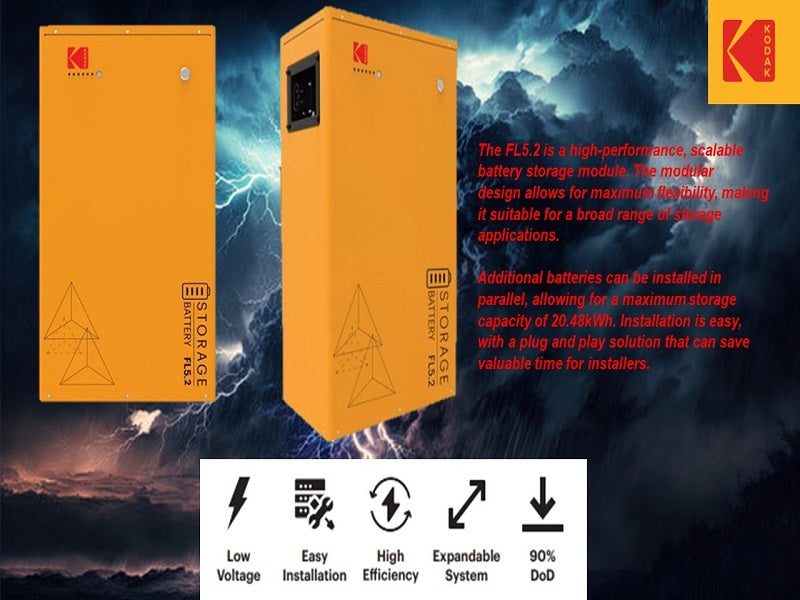 KODAK 5.12Kwh 48V Li-Ion Battery