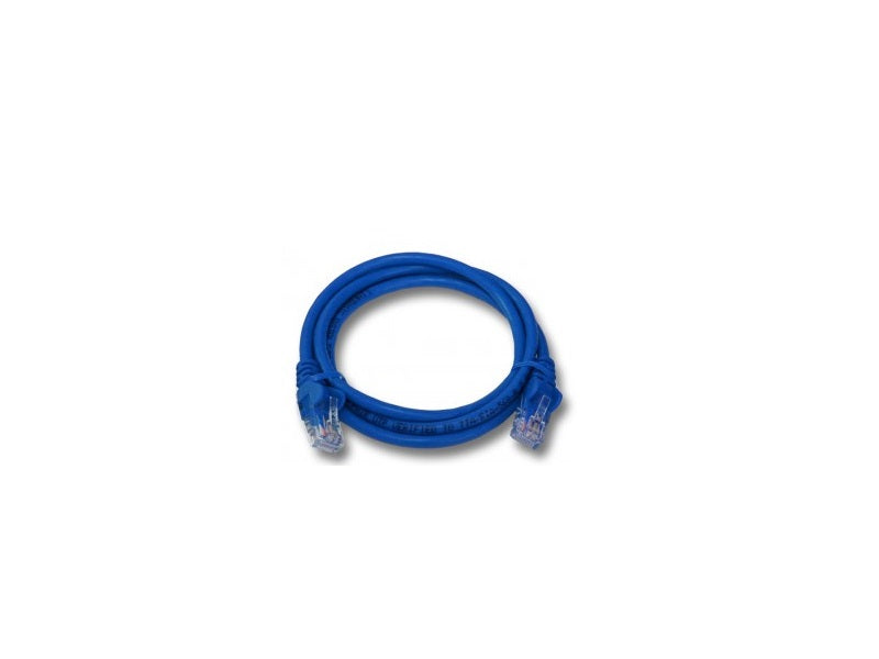 CABLE 0.5M Utp Cat5 Flylead Blue Mix