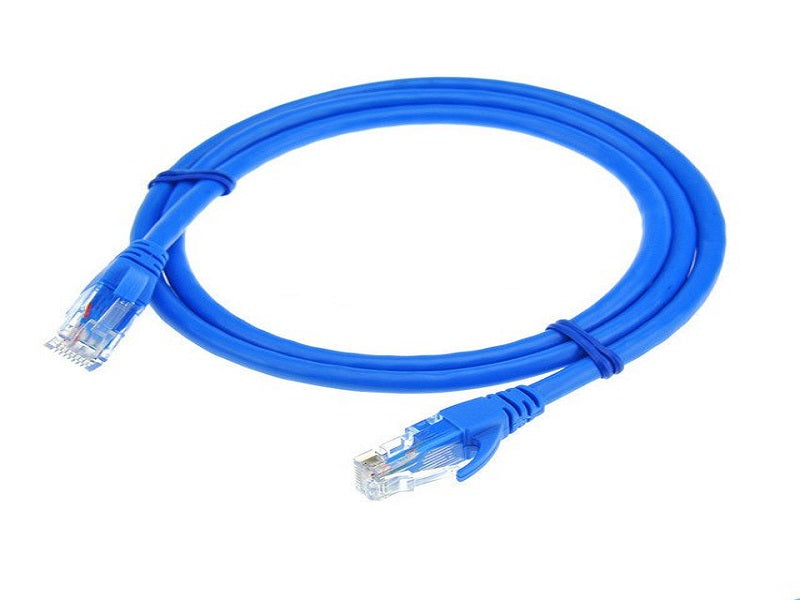 CABLE 0.5M Utp Cat5 Flylead Blue Mix