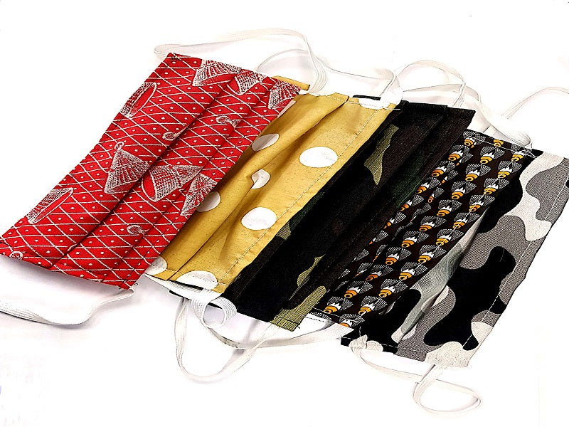 2 Ply Facemask Washable Mix Material
