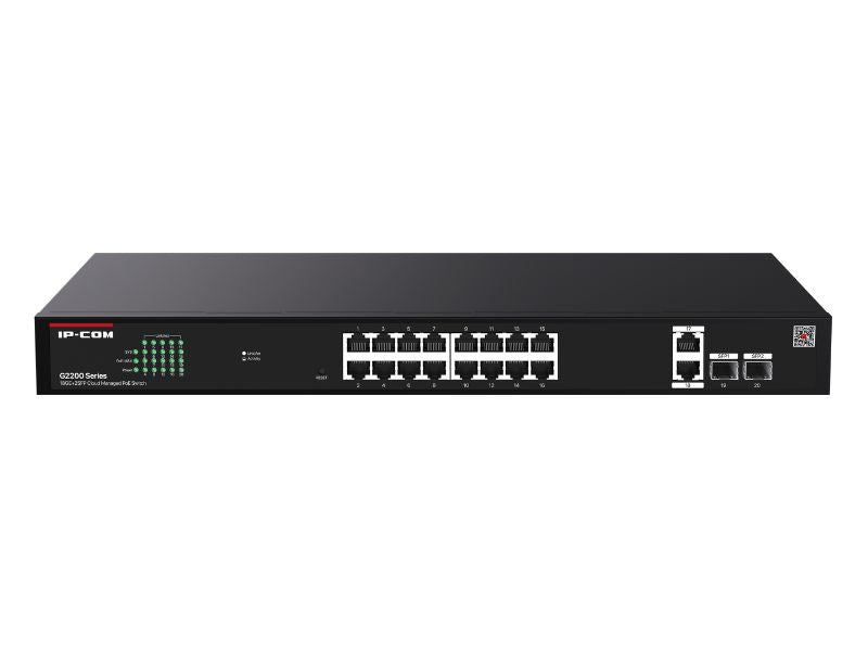 IP-COM 18GE+2SFP Cloud Managed 16 PoE