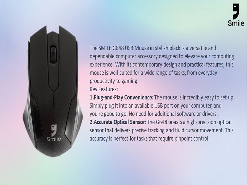 ZORNWEE Usb Mouse G648