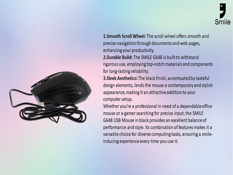 ZORNWEE Usb Mouse G648