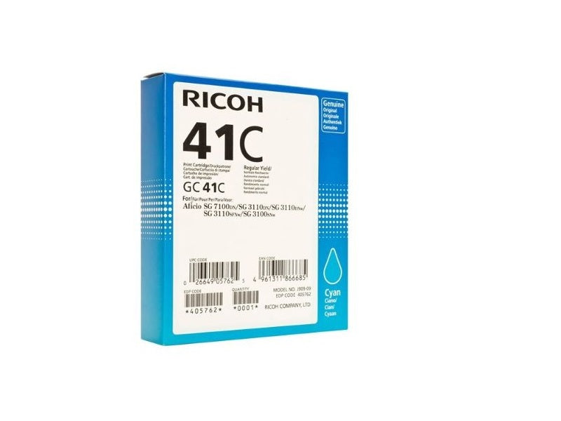 RICOH Cyan Sg3110 2200Pgs Cartridge