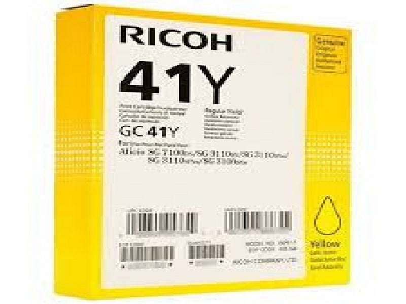RICOH Yellow Sg3110 2200Pgs Cartridge