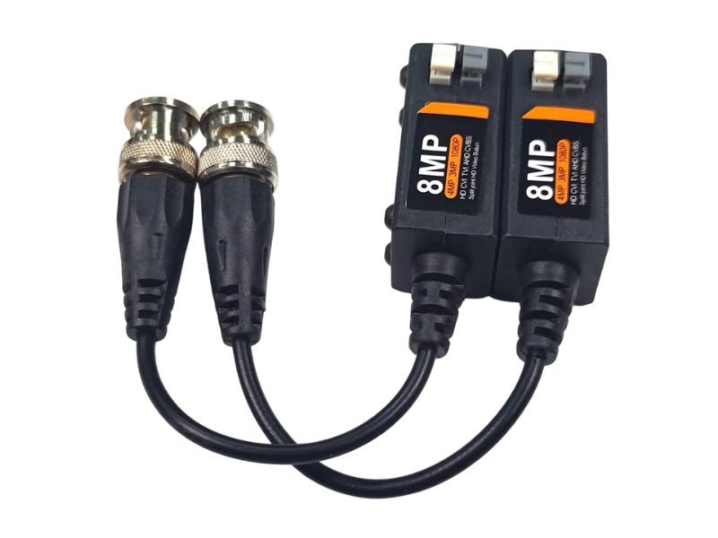 VIDEO Balun 600M Twisted Pair 8Mp
