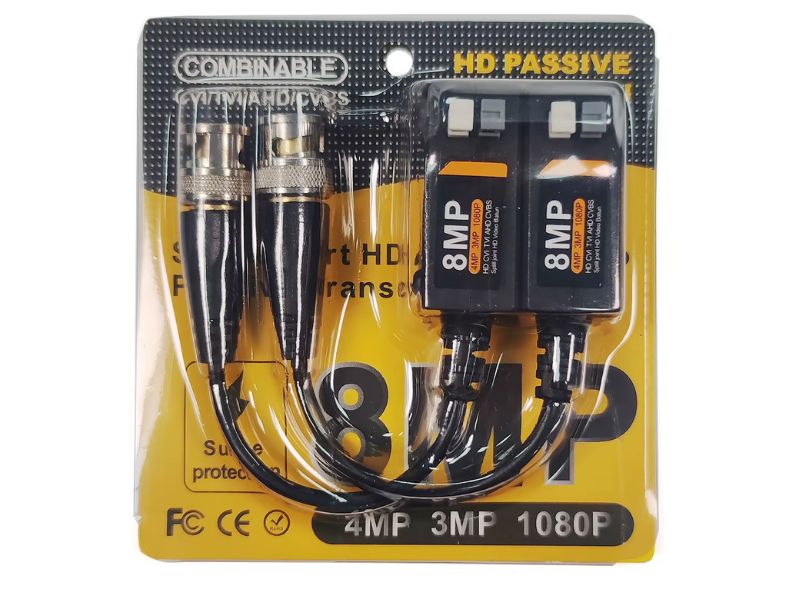 VIDEO Balun 600M Twisted Pair 8Mp