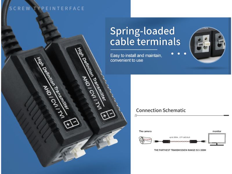VIDEO Balun 400M Twisted Pair