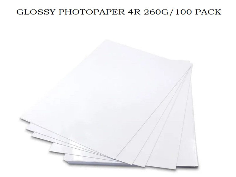 GLOSSY Photo Paper 4R 260G/100 Pack