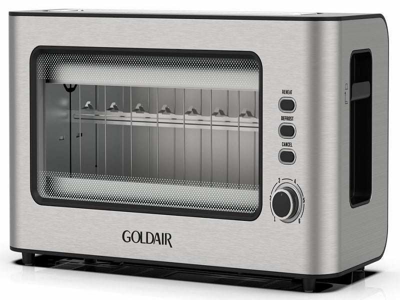 Goldair 2 slice Stainless steel toaster
