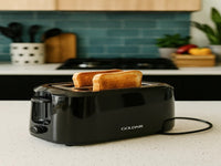 GOLDAIR 2 Slice Toaster Black