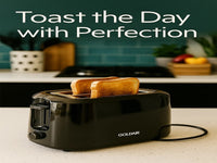 GOLDAIR 2 Slice Toaster Black