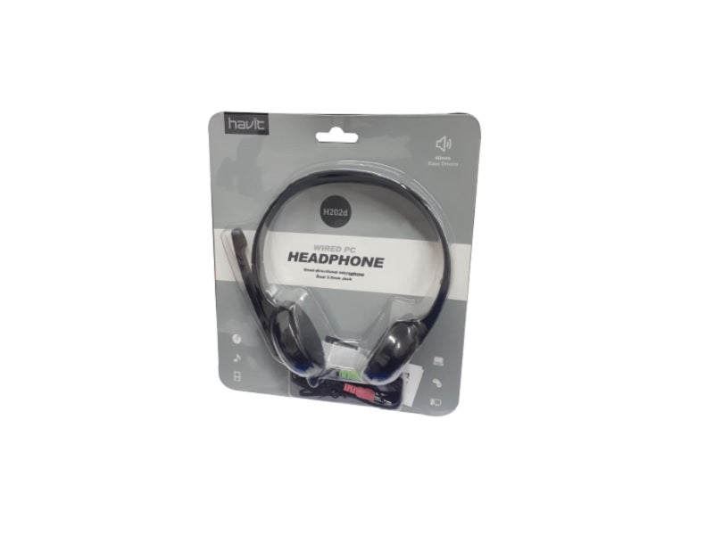HAVIT Wired Pc Headphone H202D