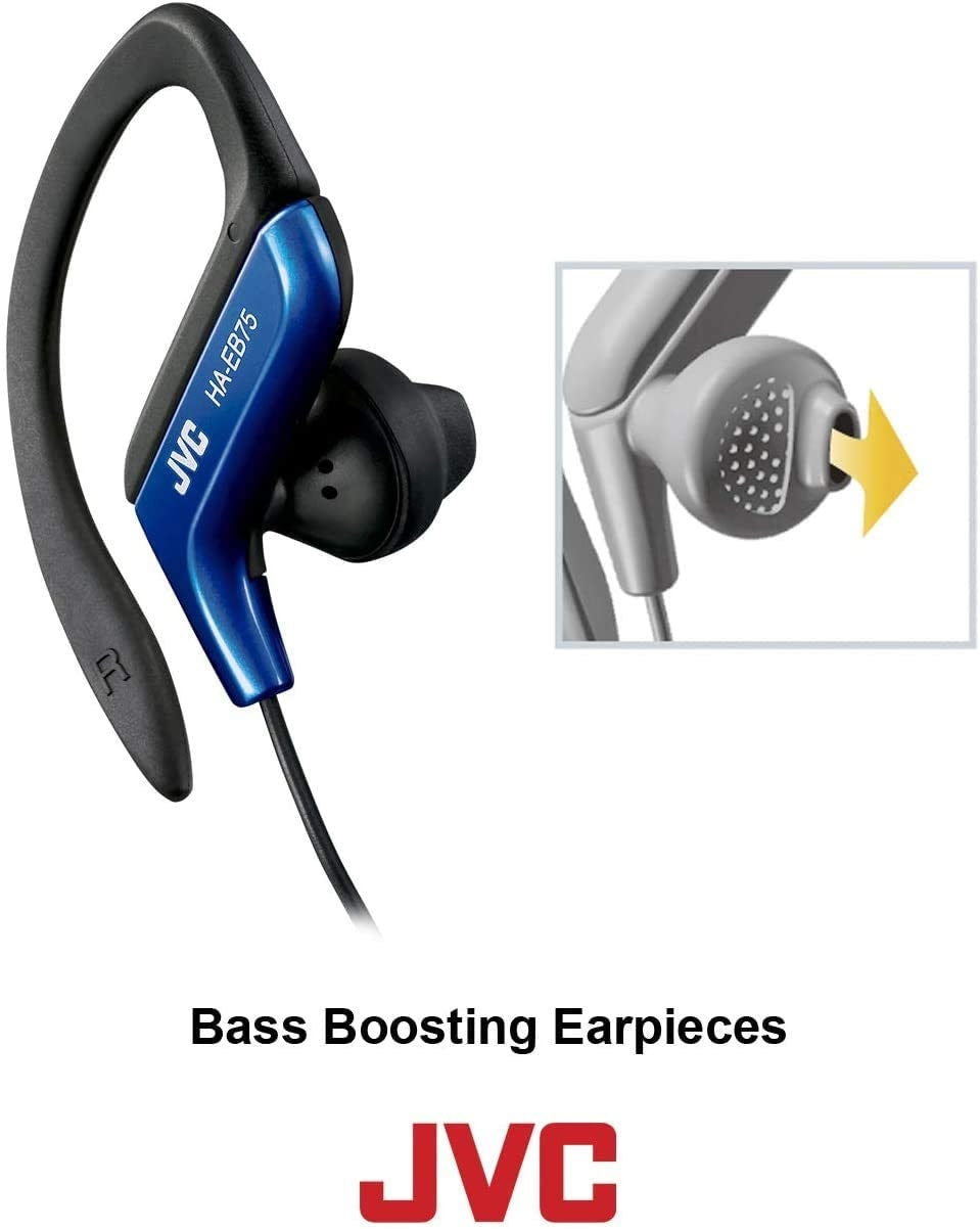 JVC Stereo Headphone Ha-Eb75-A Blue