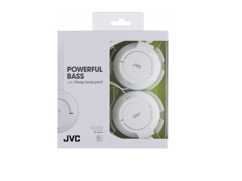 JVC Stereo Headphone Ha-S180-W