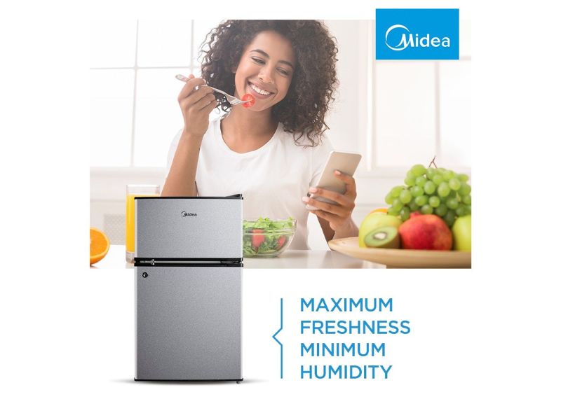 MIDEA Double Door Bar Fridge 87L