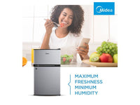 MIDEA Double Door Bar Fridge 87L