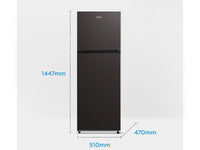 Midea 173L Top Freezer - Black
